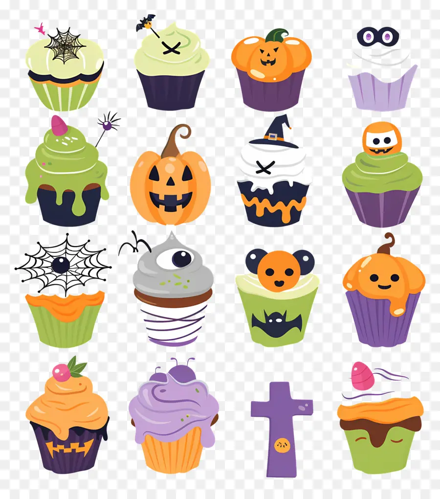 Bolinhos De Halloween，Gato PNG