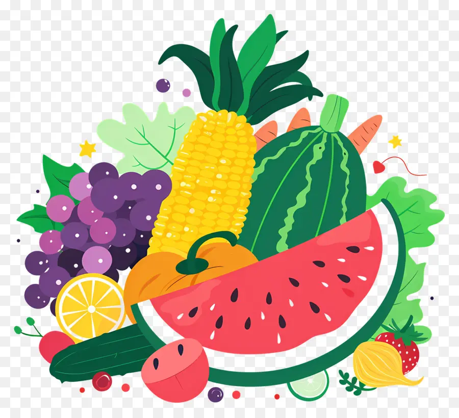 Fundo Alimentar，Frutas E Legumes PNG