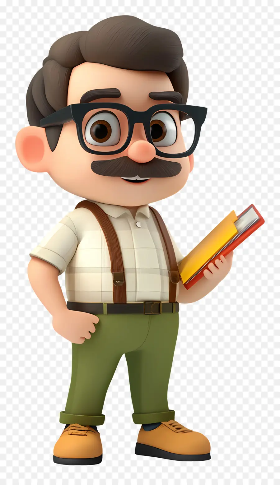 Professor，Desenho Animado Do Velho PNG