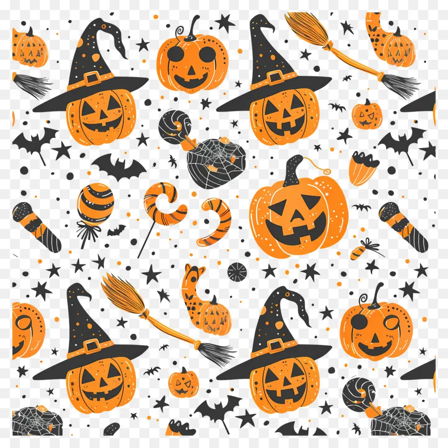 Fundo De Halloween，Padrão De Halloween PNG