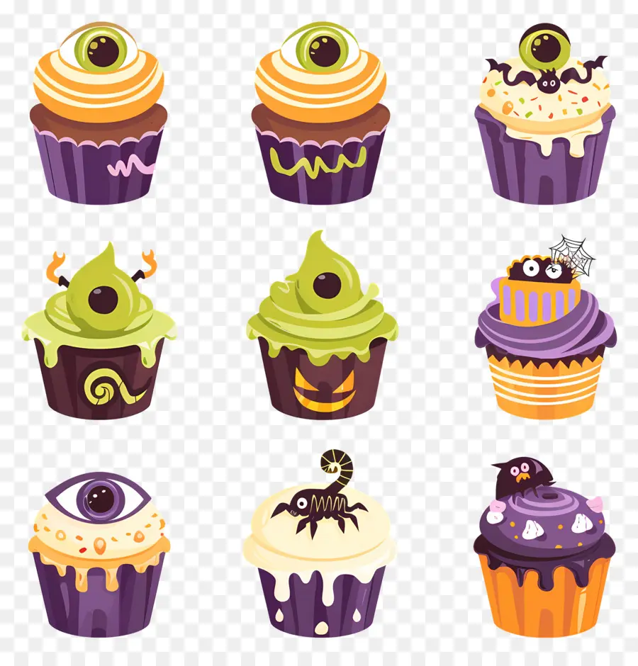 Bolinhos De Halloween，Globo Ocular PNG