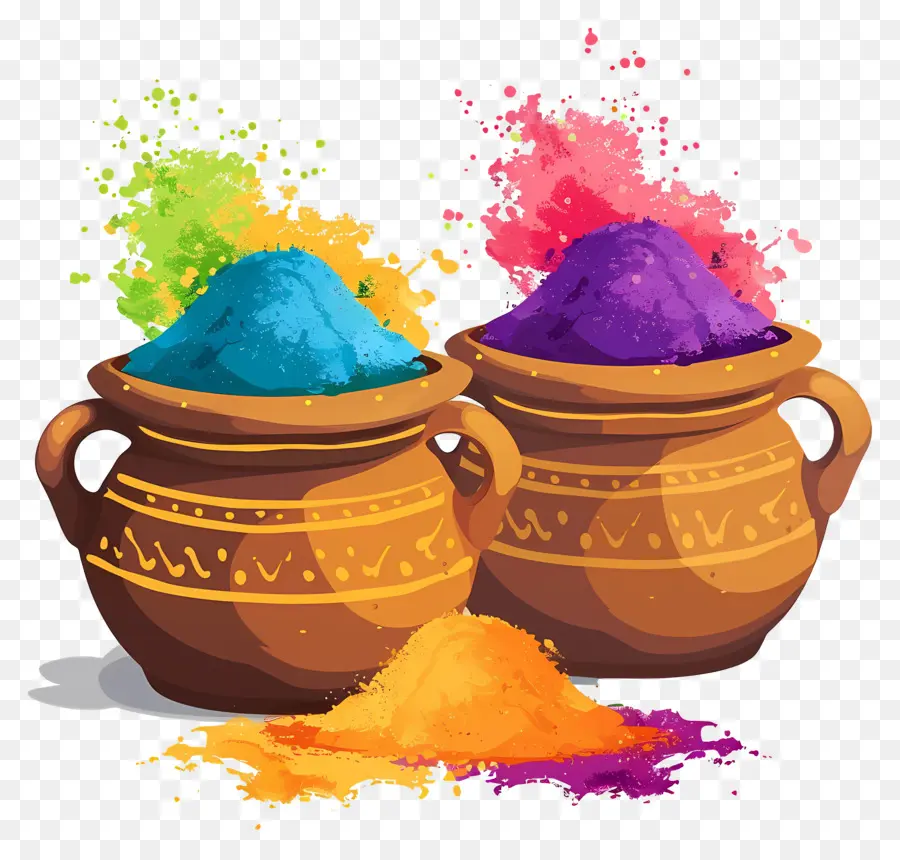 Fundo Holi，Pós Coloridos PNG