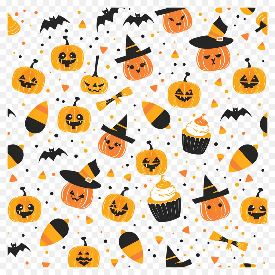 Fundo De Halloween，Ícones De Halloween PNG