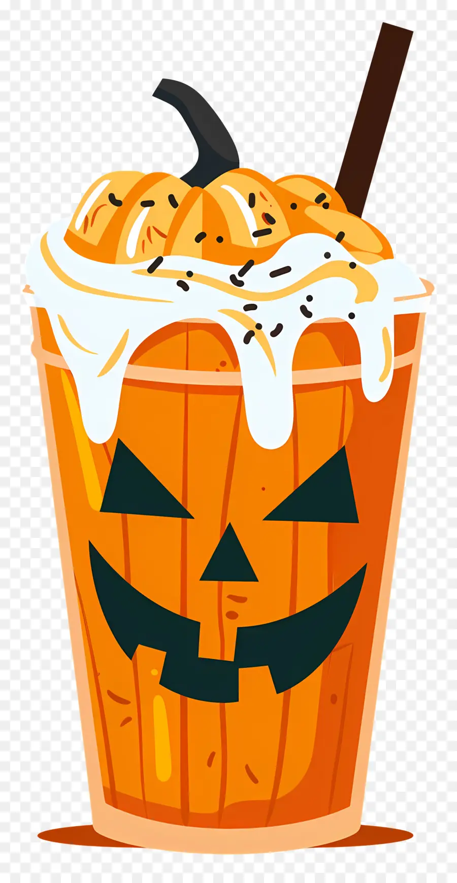 Milk Shake De Halloween，Bebida De Abóbora PNG