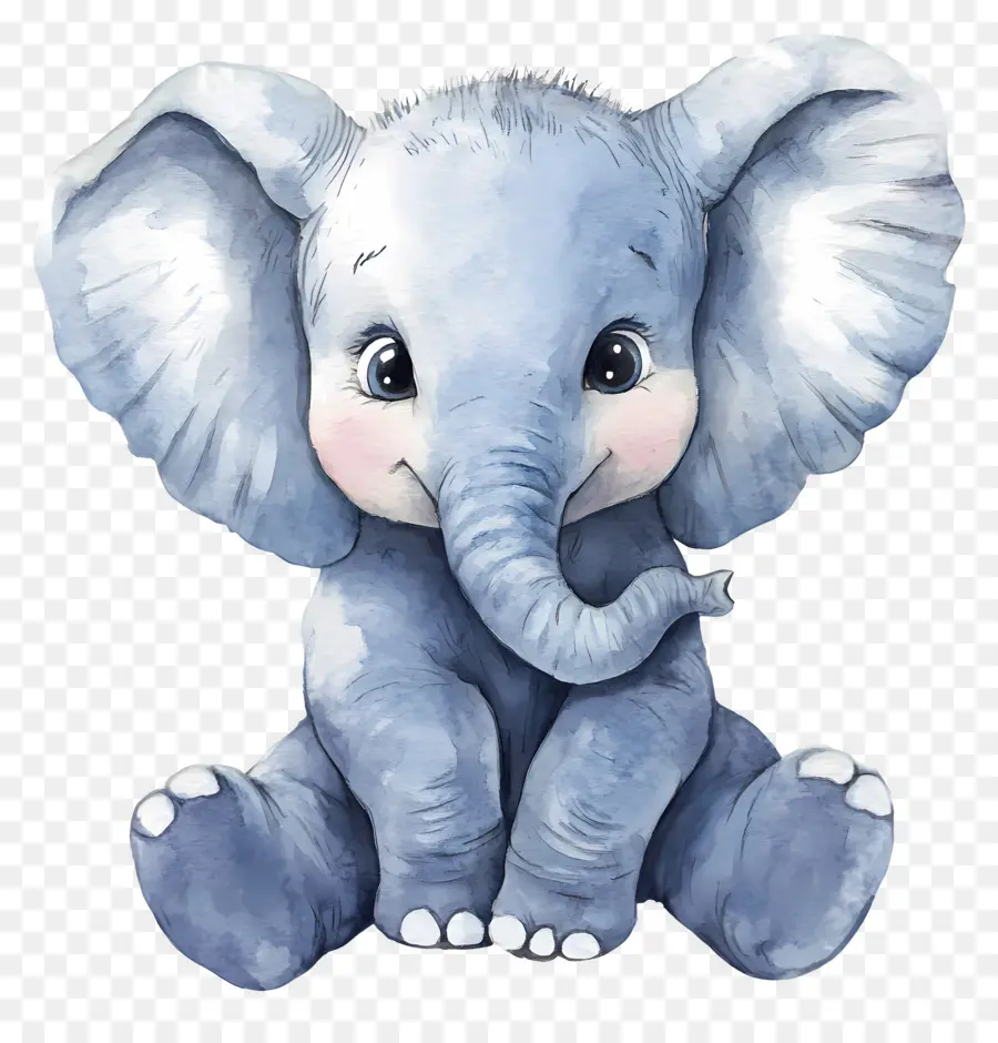 Bebê Elefante，Elefante Colorido PNG