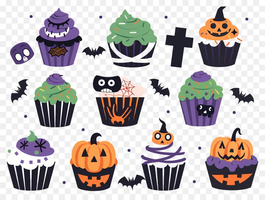 Bolinhos De Halloween，Gato PNG