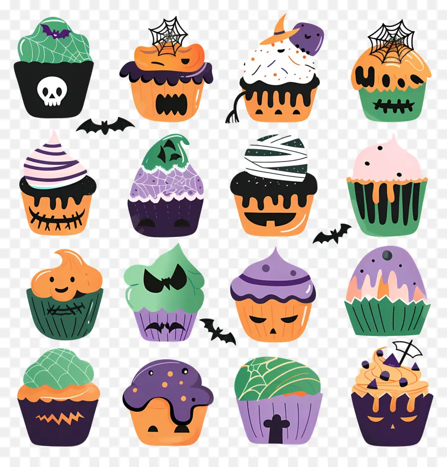 Bolinhos De Halloween，Gato PNG