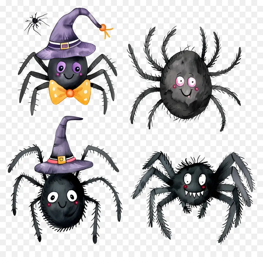 Aranhas De Halloween，Aranhas Assustadoras PNG