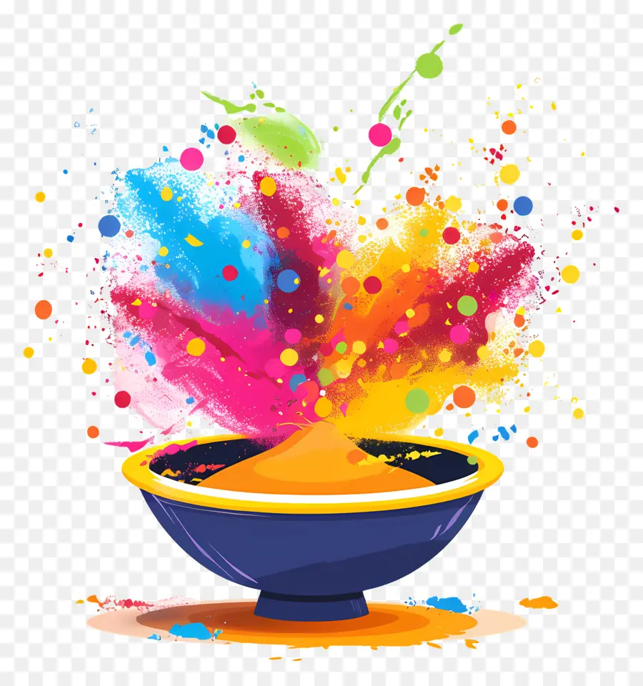 Fundo Holi，Pós Coloridos PNG