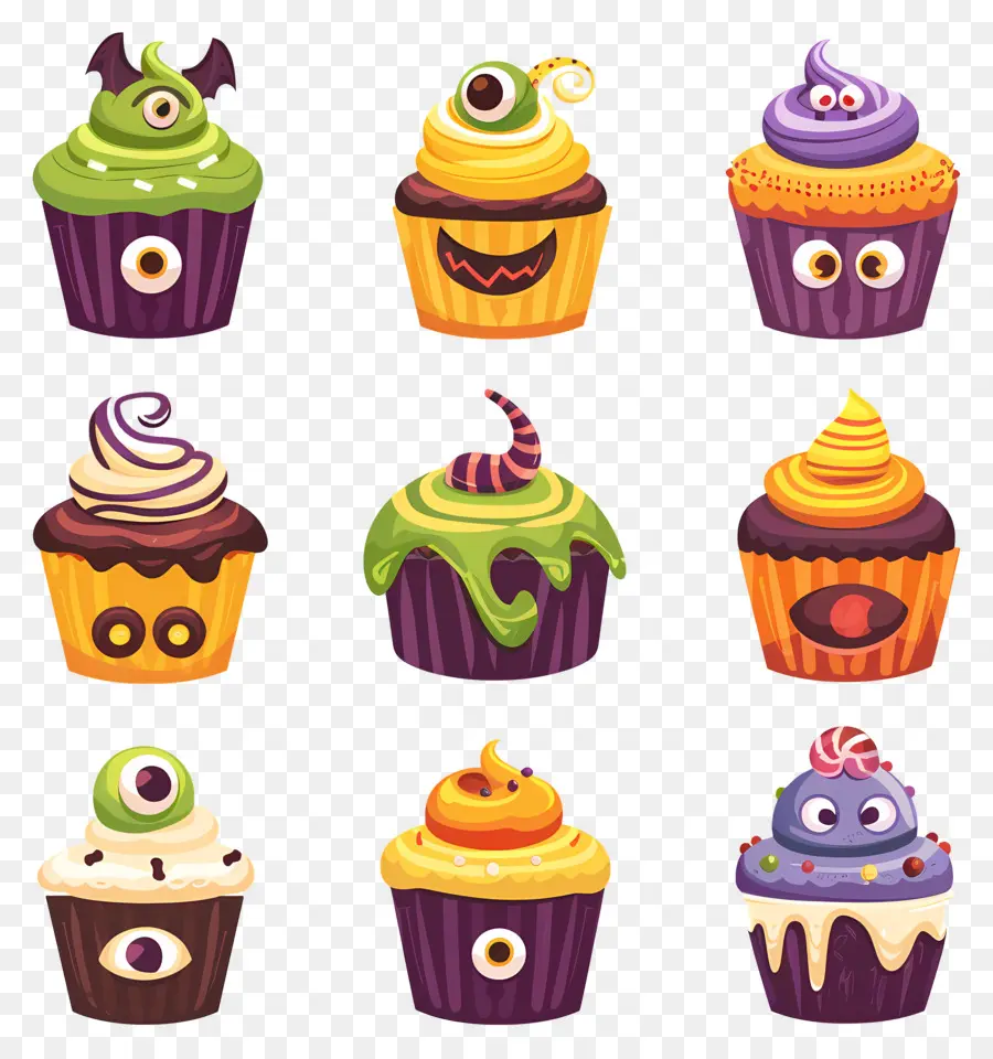 Bolinhos De Halloween，Globo Ocular PNG