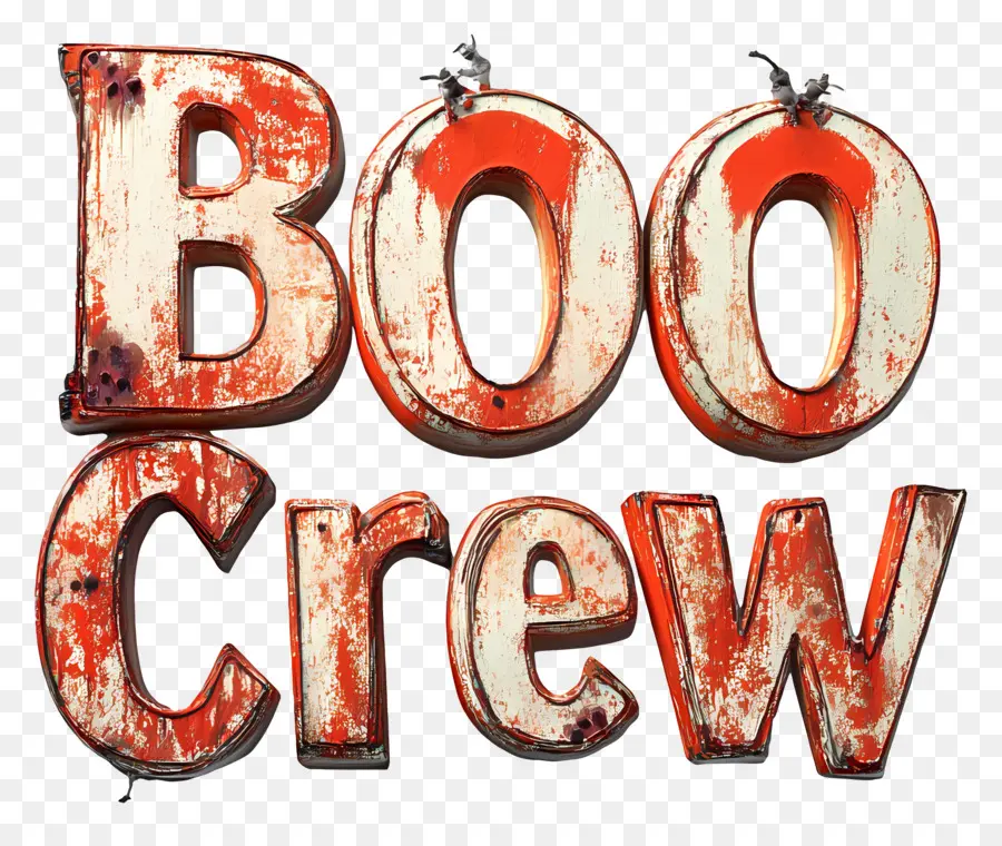 Equipe Boo，Texto Da Boo Crew PNG