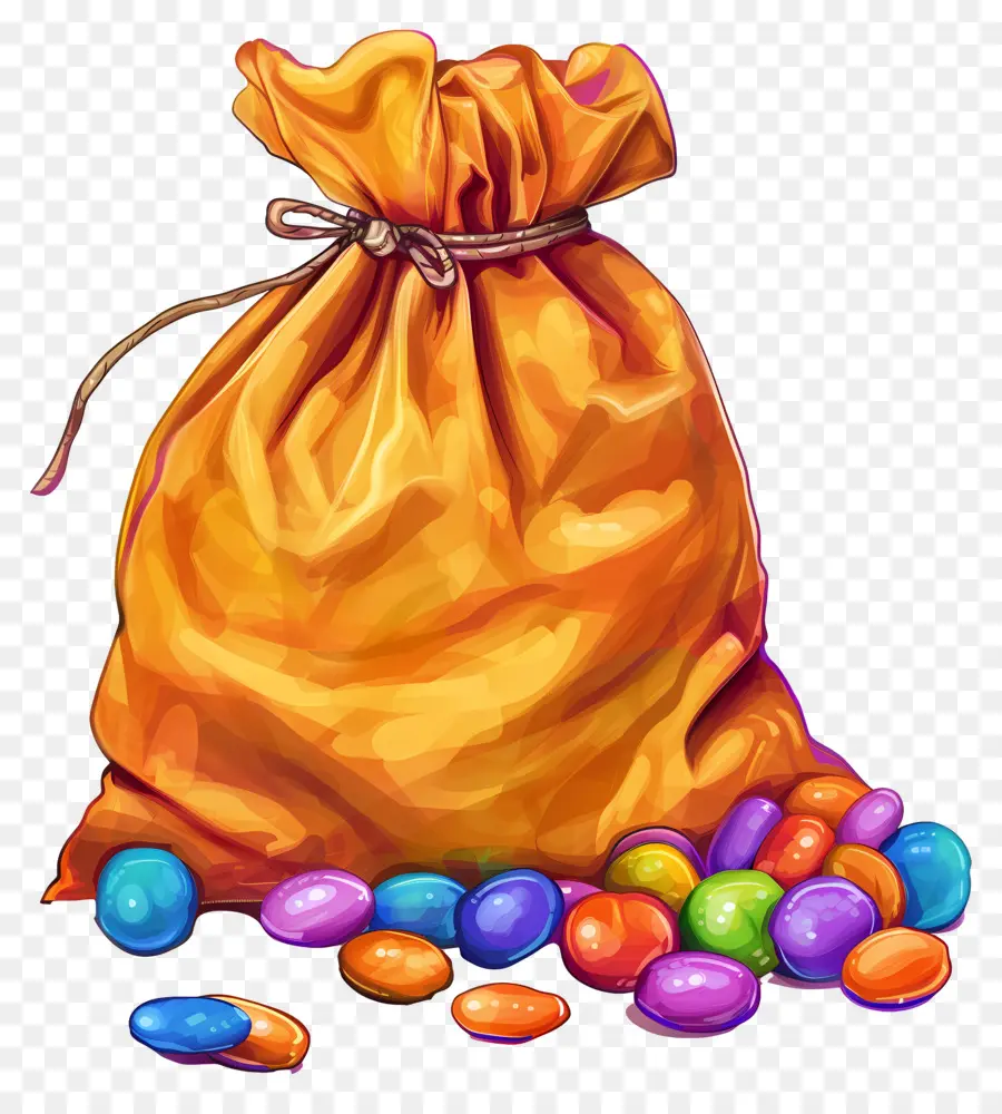 Saco De Doces，Colorido PNG