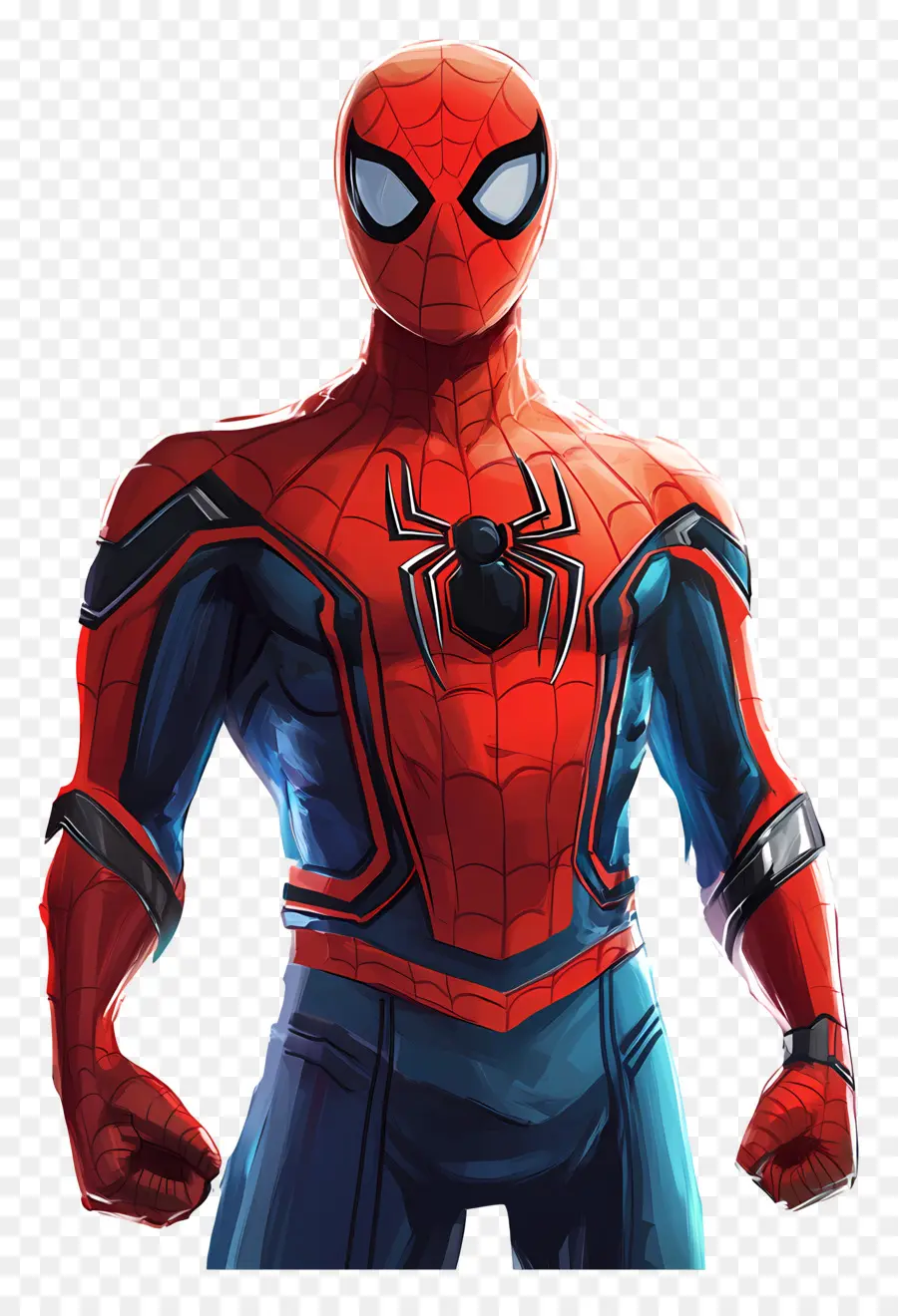 Homem Aranha Em Pé，Homem Aranha De Desenho Animado PNG