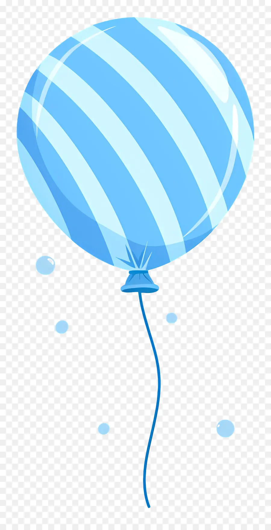 Balão Único，Balão Azul PNG