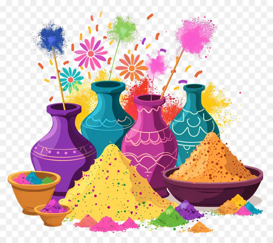 Fundo Holi，Pós Coloridos PNG