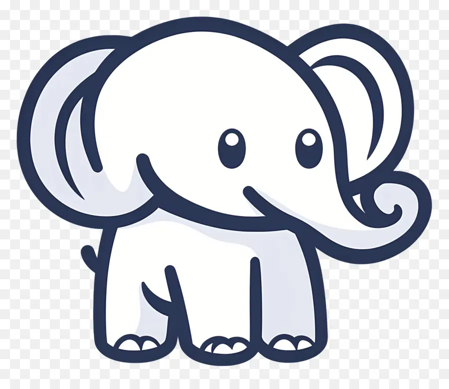 Bebê Elefante，Elefante De Desenho Animado PNG