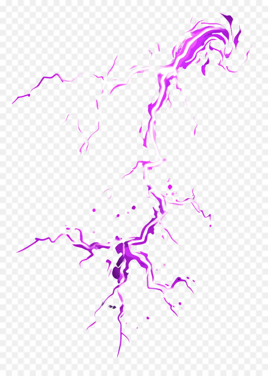 Relâmpago Roxo，Faísca De Relâmpago Roxo PNG