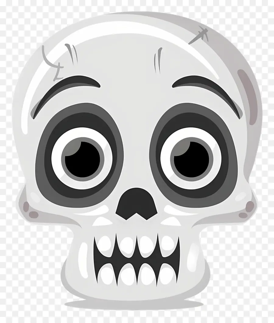 Caveira De Halloween，Crânio Azul Escuro PNG