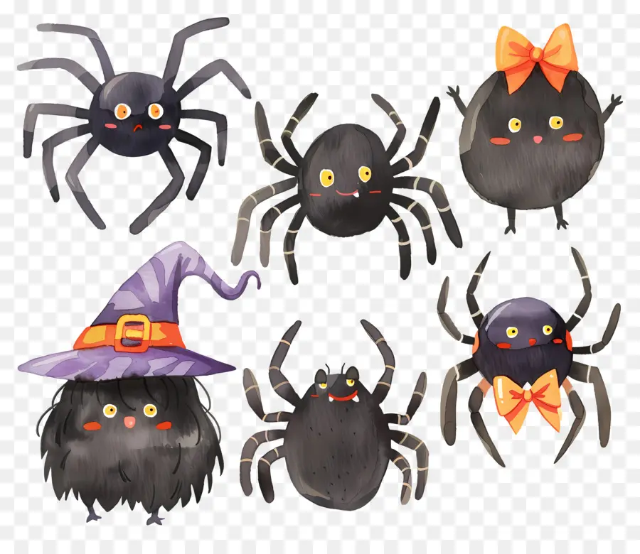 Aranhas De Halloween，Aranhas Assustadoras PNG