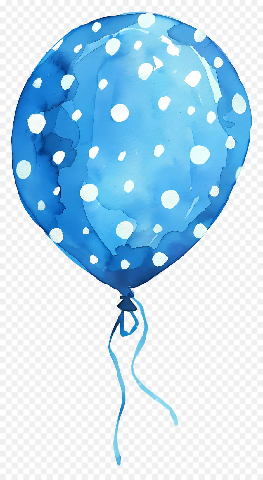 Balão Único，Balão Azul PNG