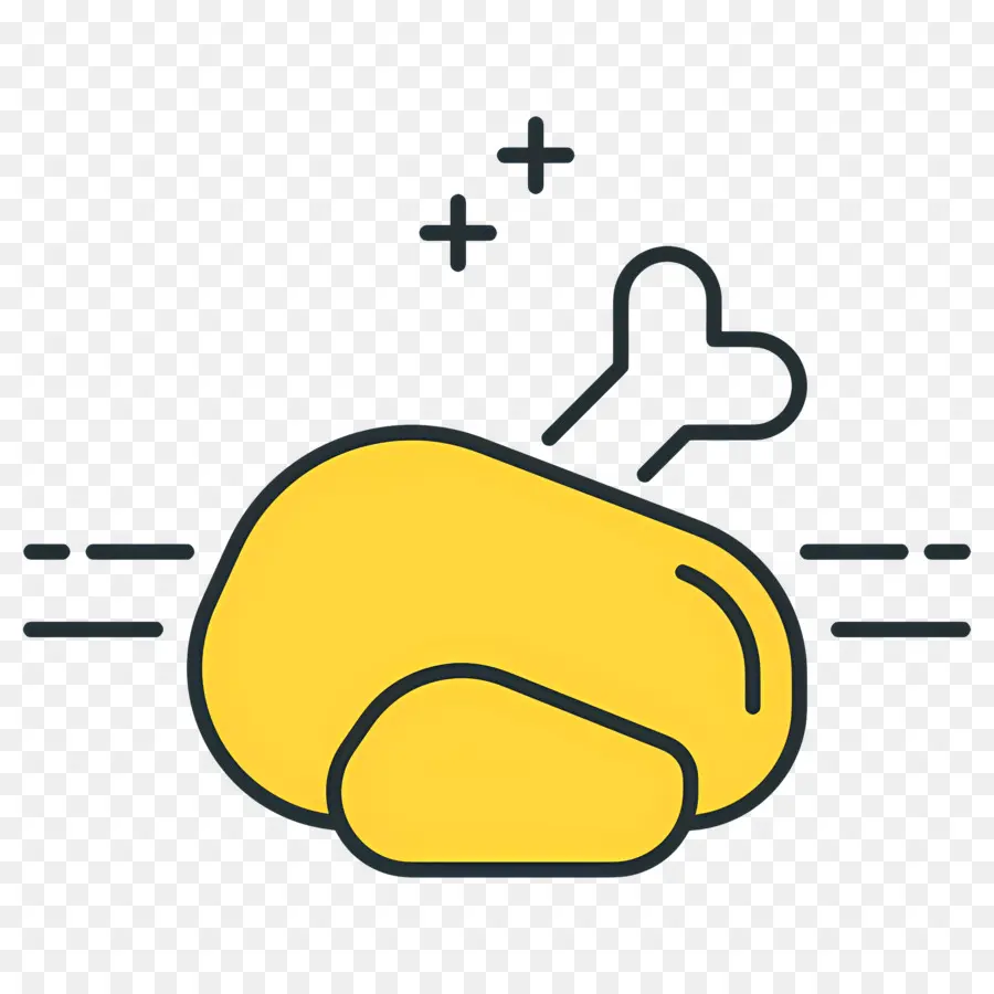 Comida De Frango，Frango Amarelo PNG