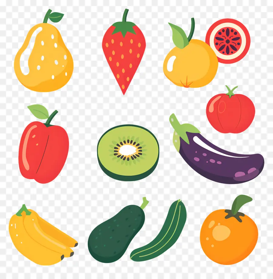 Fundo Alimentar，Frutas E Legumes PNG