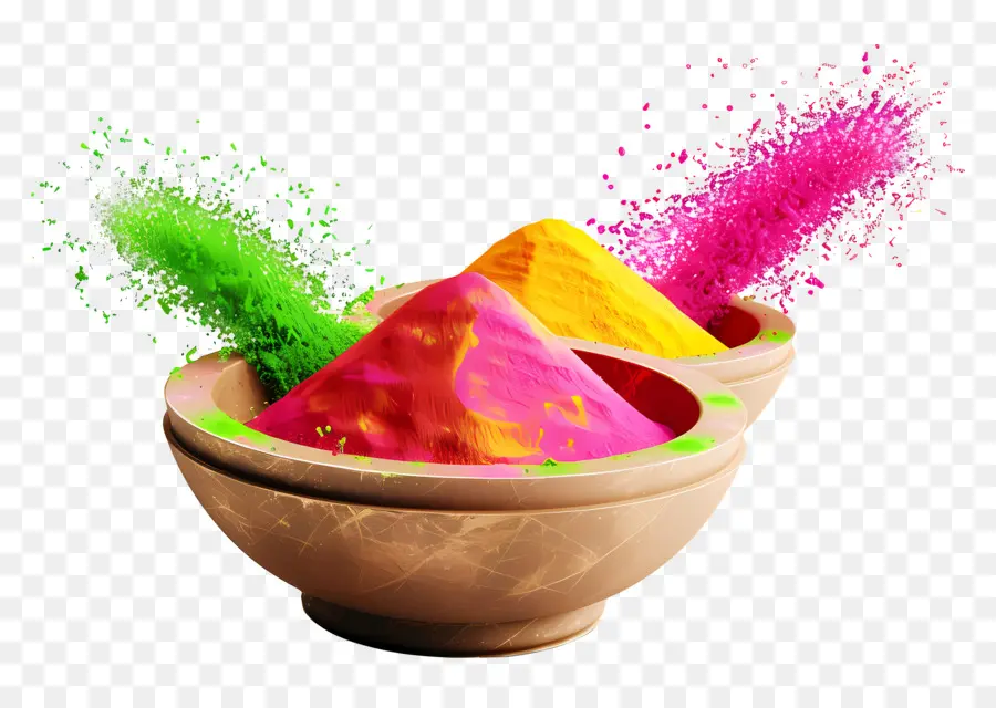 Fundo Holi，Pó Colorido PNG