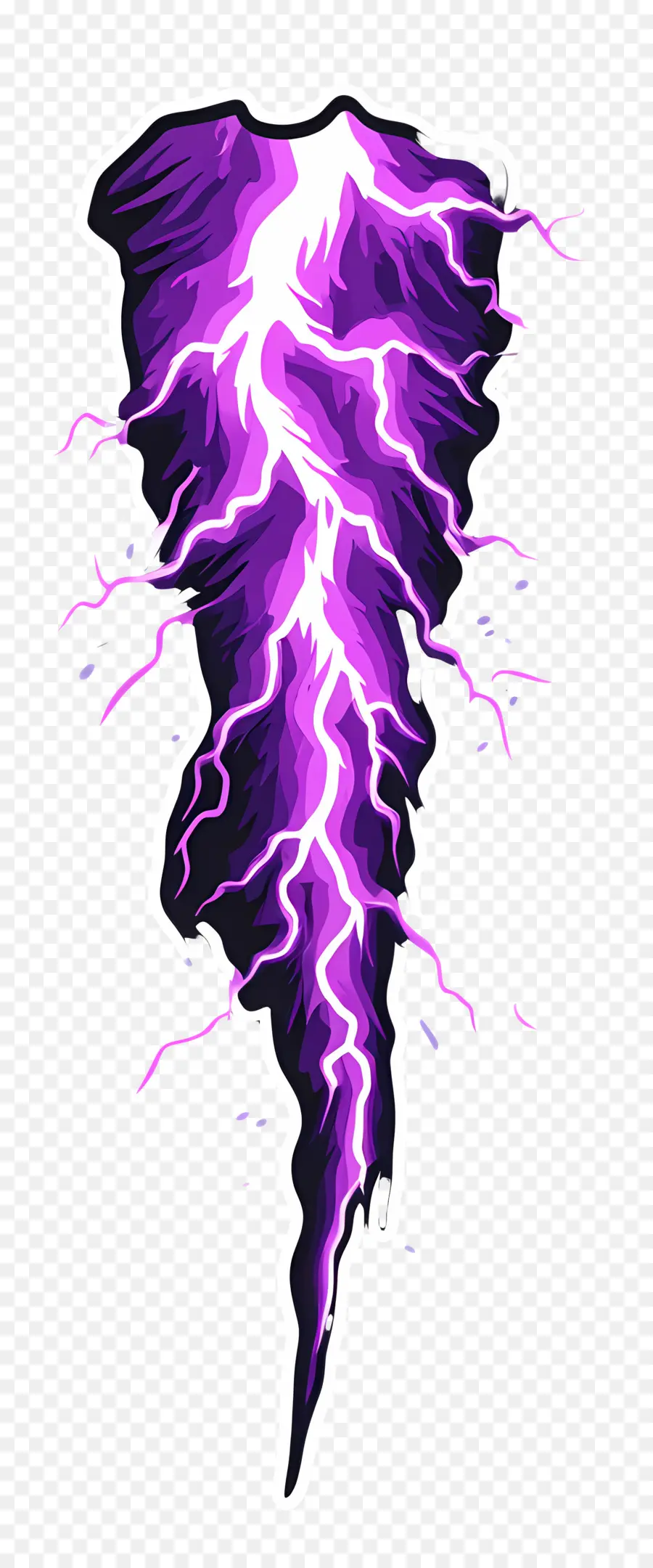 Relâmpago Roxo，Eletricidade PNG