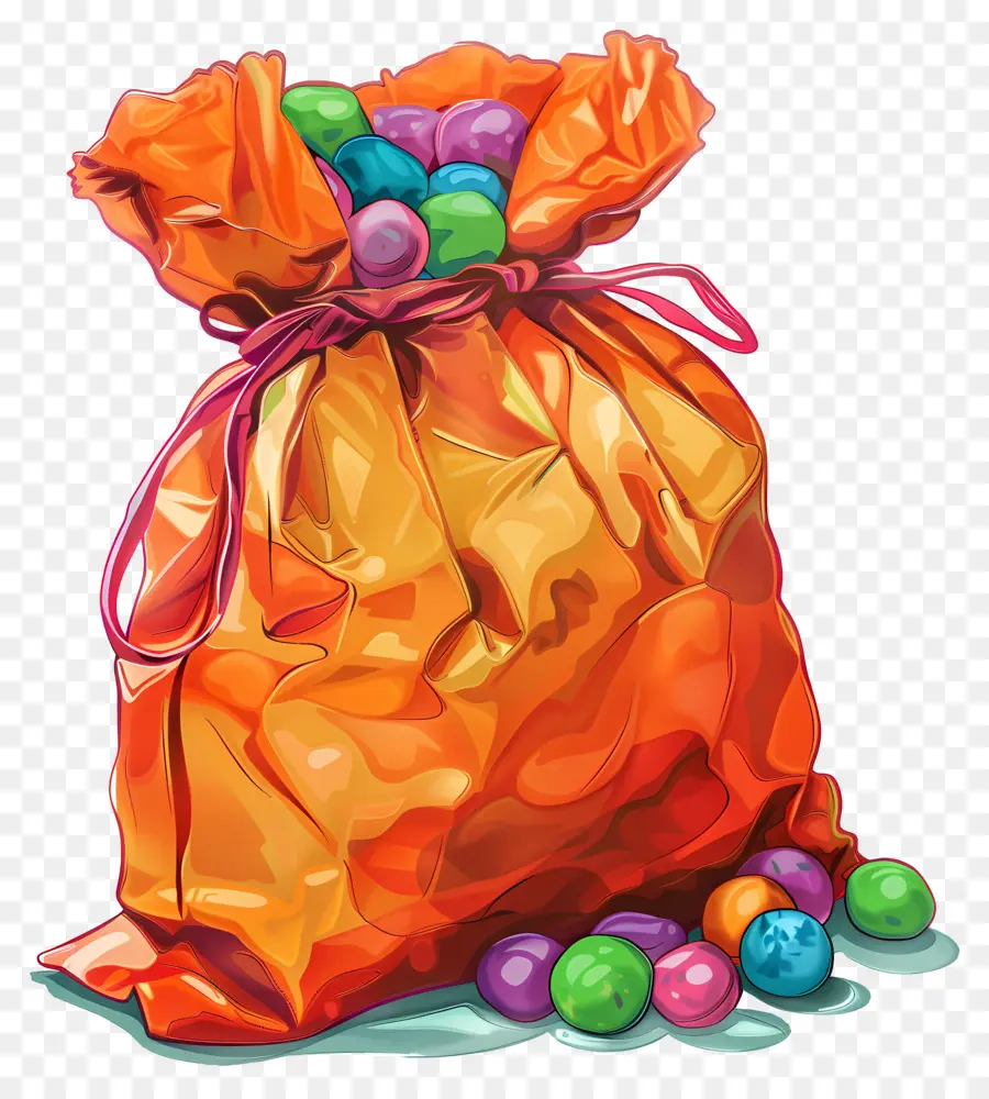 Saco De Doces，Colorido PNG