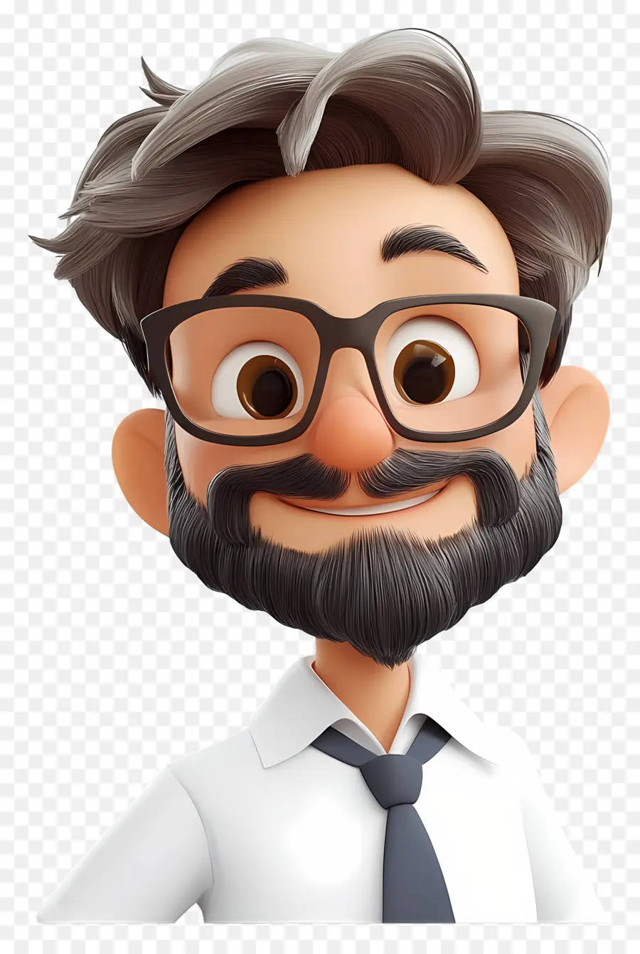 Professor，Homem Dos Desenhos Animados PNG