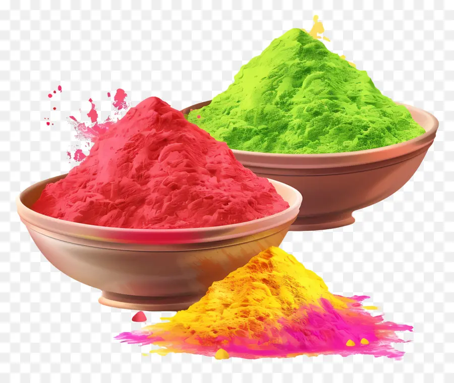 Fundo Holi，Pó Colorido PNG