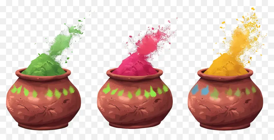 Fundo Holi，Pós Coloridos PNG