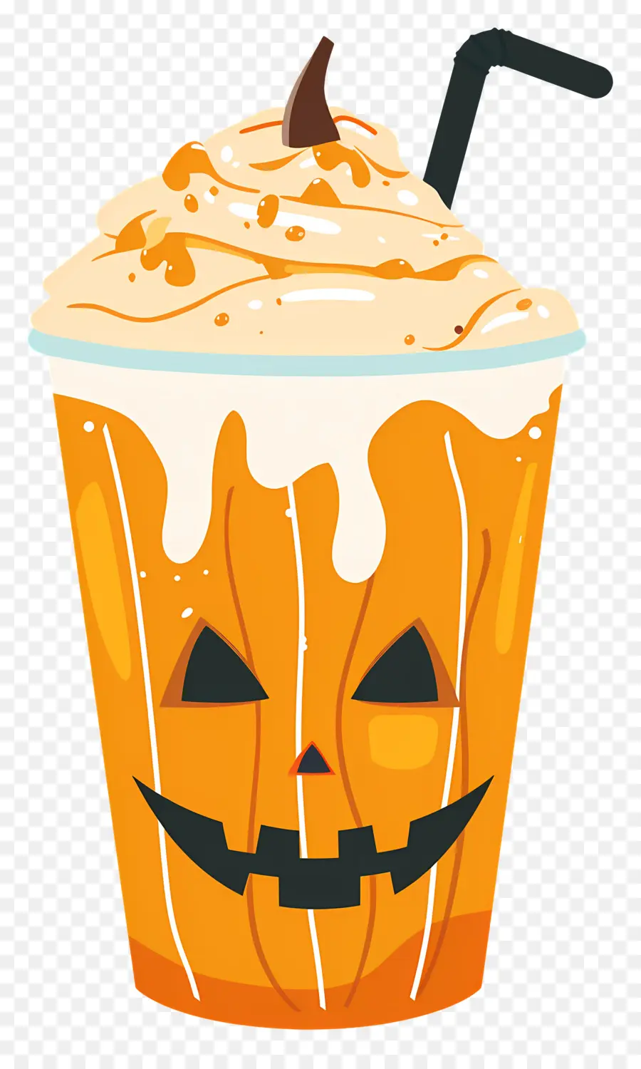 Milk Shake De Halloween，Bebida De Abóbora PNG