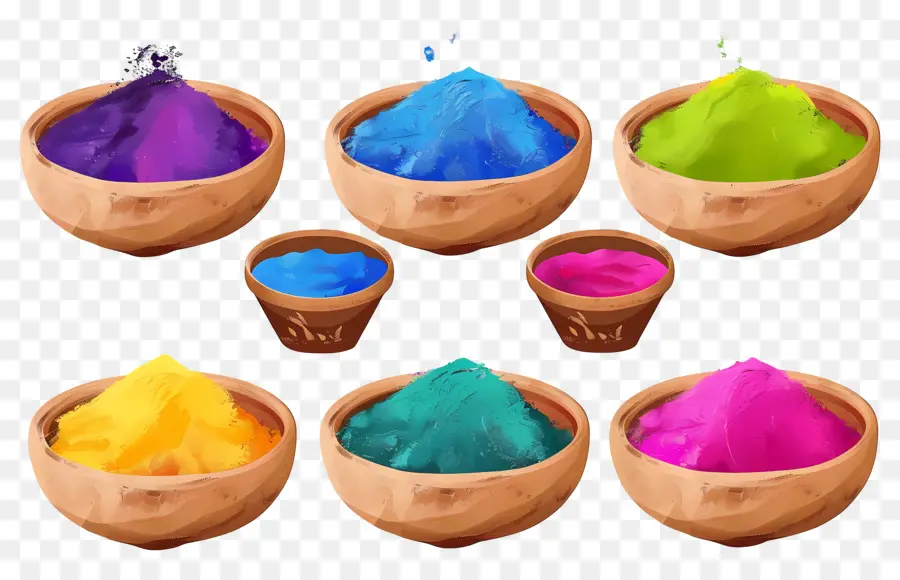 Fundo Holi，Pó Colorido PNG