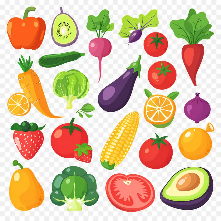 Fundo Alimentar，Vegetais PNG