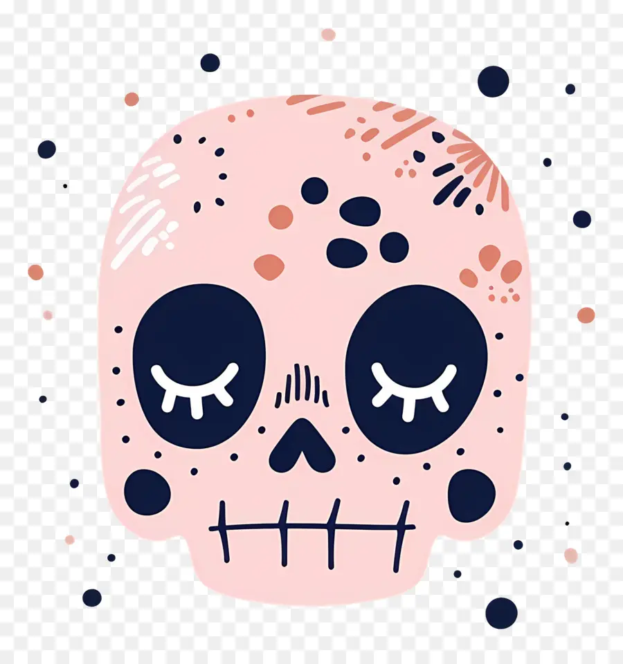 Caveira De Halloween，Crânio Decorativo PNG