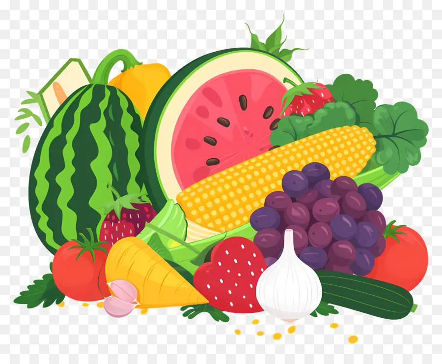 Fundo Alimentar，Frutas E Legumes PNG