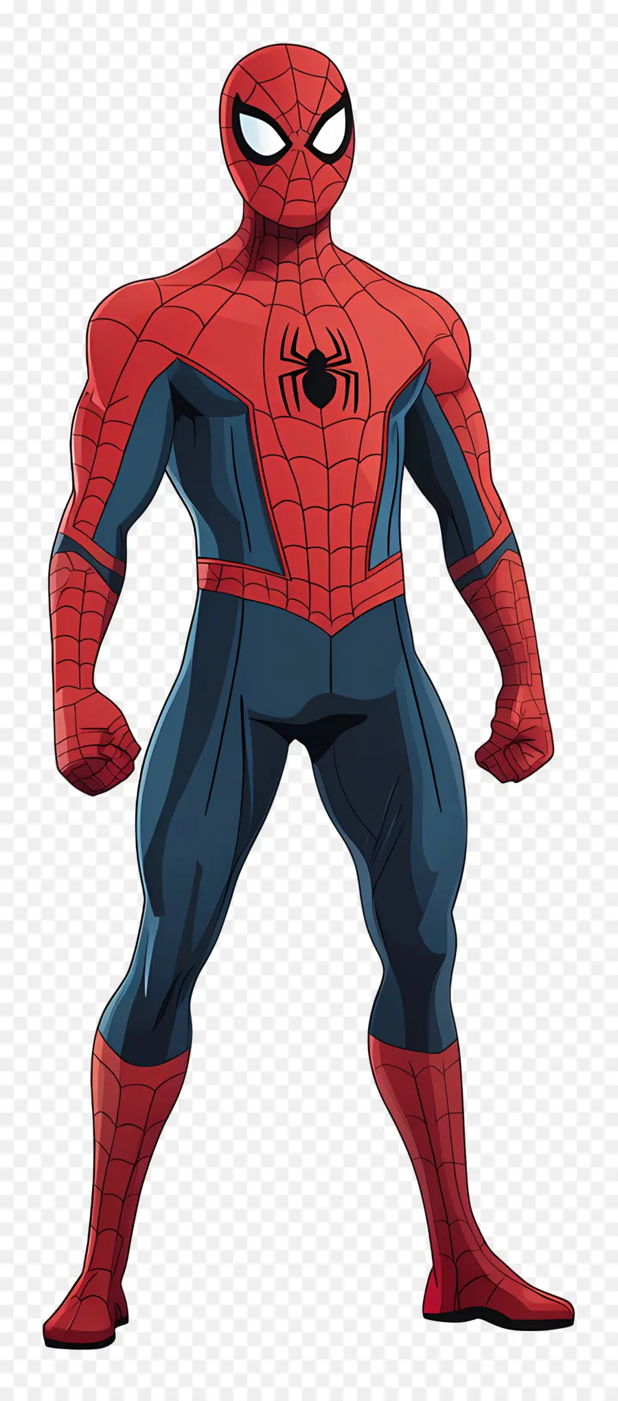 Homem Aranha Em Pé，Homem Aranha De Desenho Animado PNG