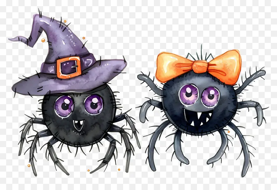 Aranhas De Halloween，Chapéus PNG