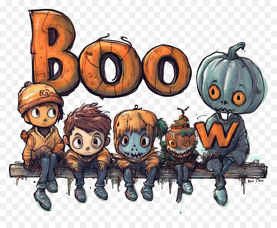 Equipe Boo，Personagens De Halloween PNG