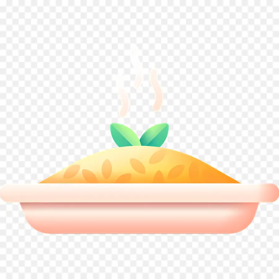 Vapor De Comida，Prato De Arroz Fumegante PNG