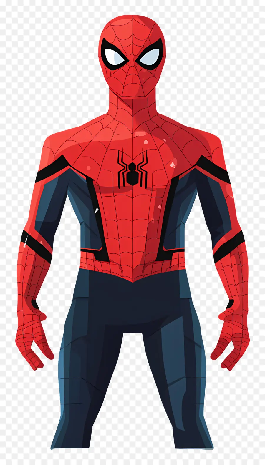 Homem Aranha Em Pé，Homem Aranha De Desenho Animado PNG