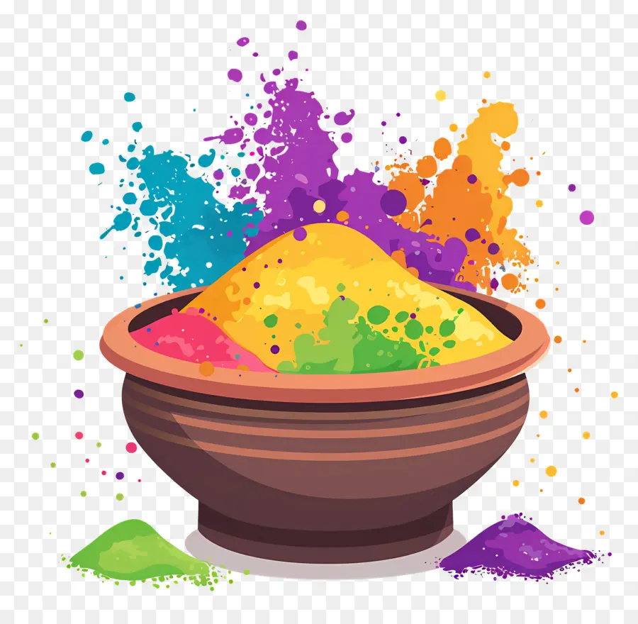 Fundo Holi，Pós Coloridos PNG