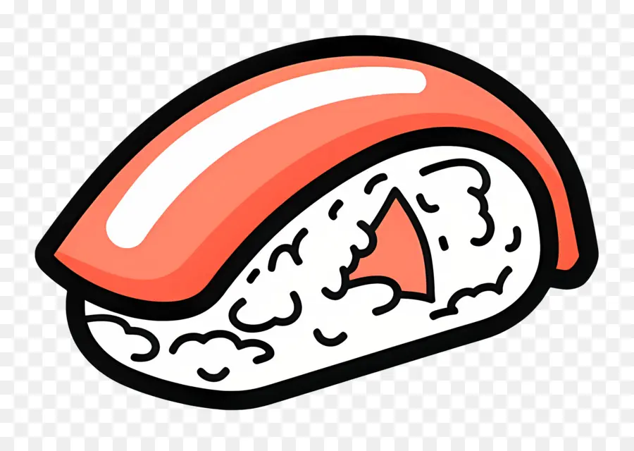 Sushi Fofo，Sushi De Salmão PNG