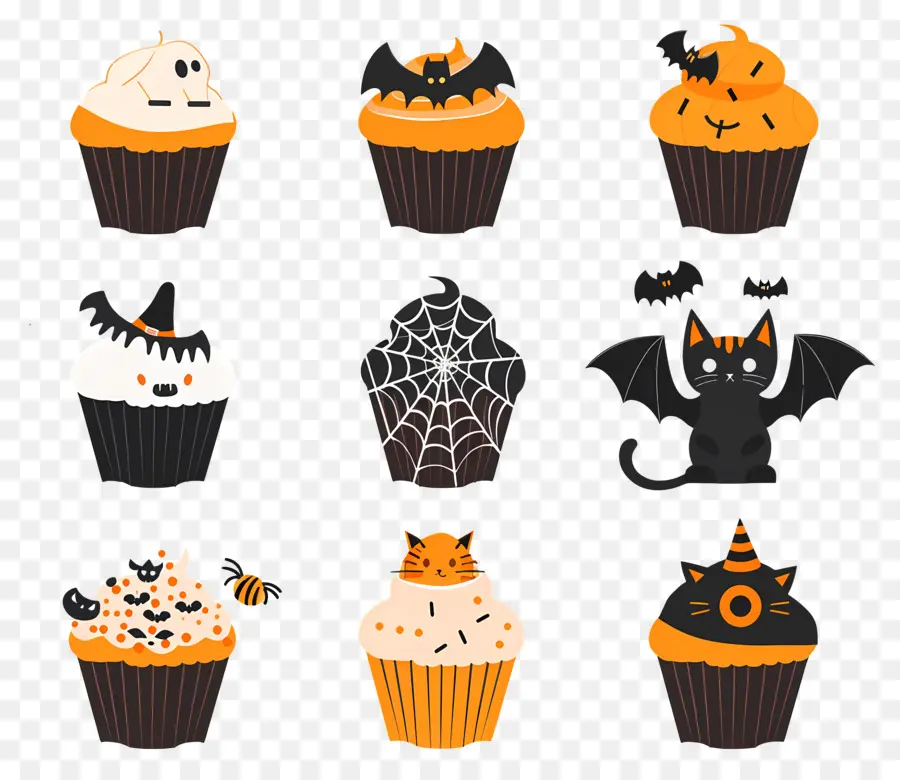 Bolinhos De Halloween，Gato PNG