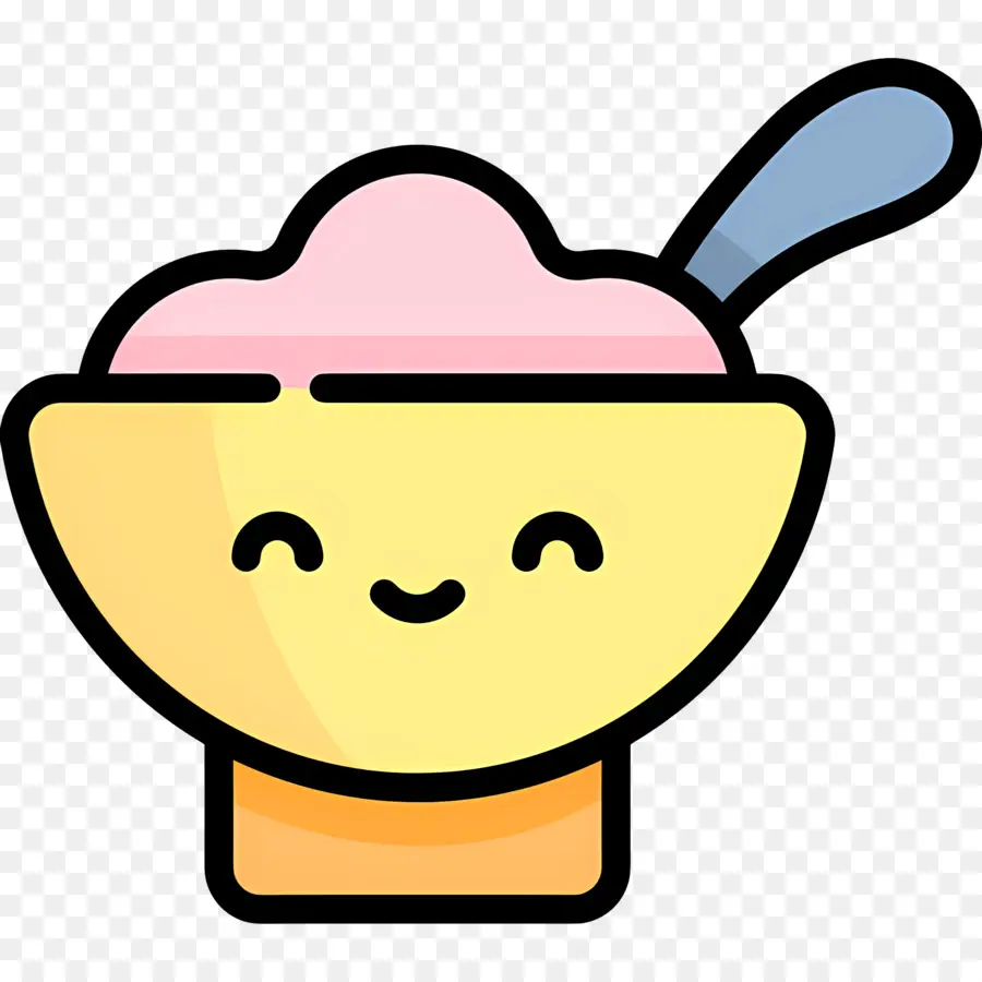 Comida Para Bebê，Tigela Sorridente PNG