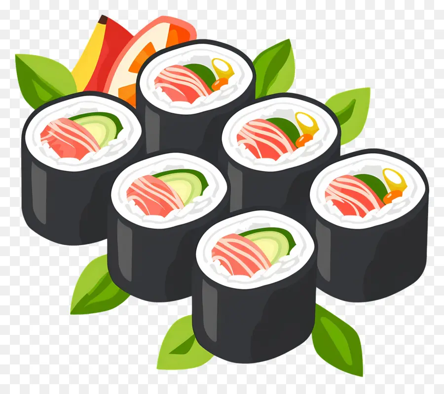 Rolinho De Sushi，Rolinhos De Sushi PNG