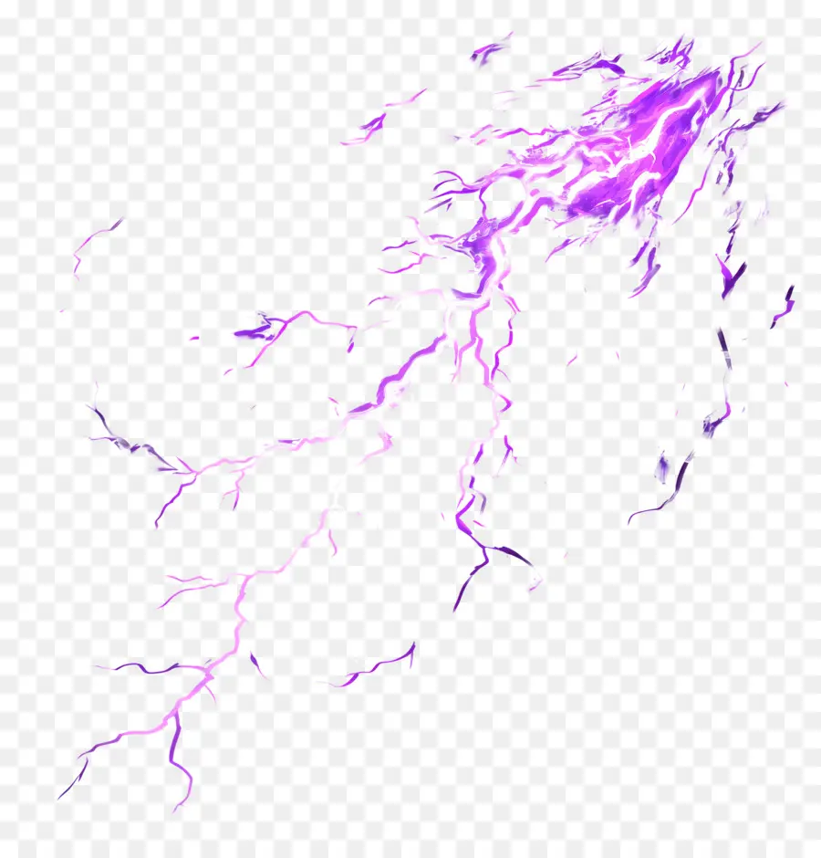 Relâmpago Roxo，Faísca De Relâmpago Roxo PNG