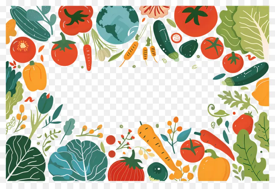 Fundo Alimentar，Terra E Vegetais PNG