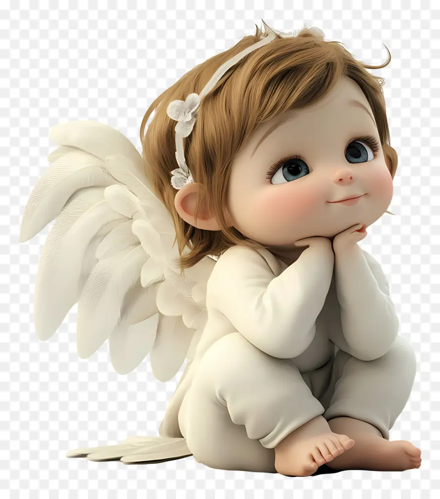 Bebê Anjo，Anjo Fofo PNG